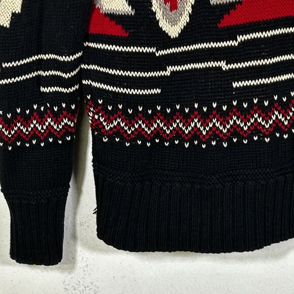 Chaps Ralph Lauren Sweater Size Medium Southwestern Aztec Western Turtleneck - Picture 5 of 10